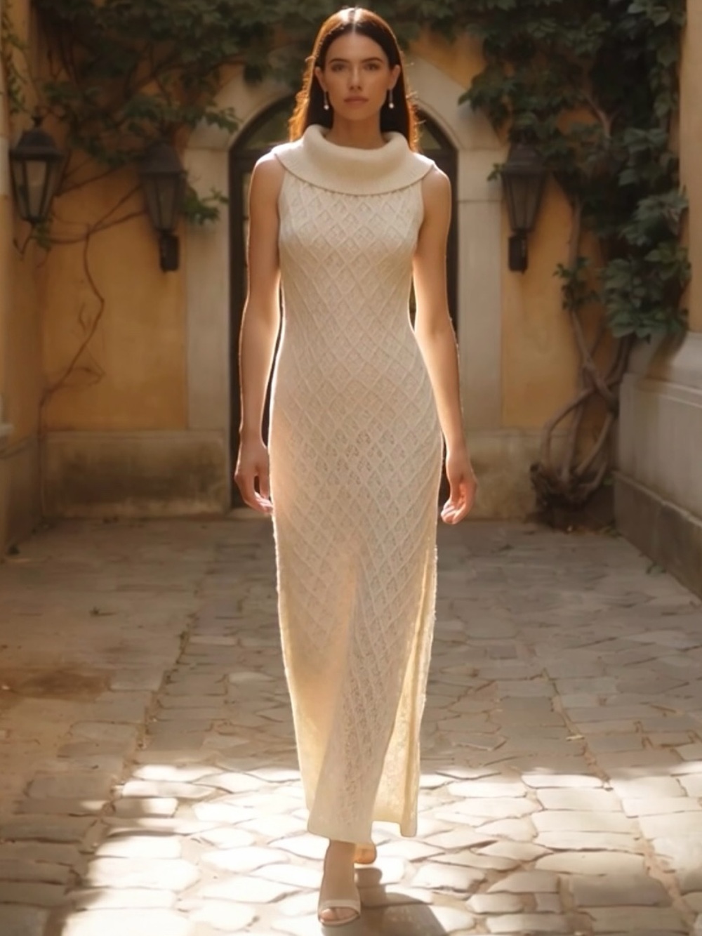 Anthropologie Tropics Knit Maxi Dress